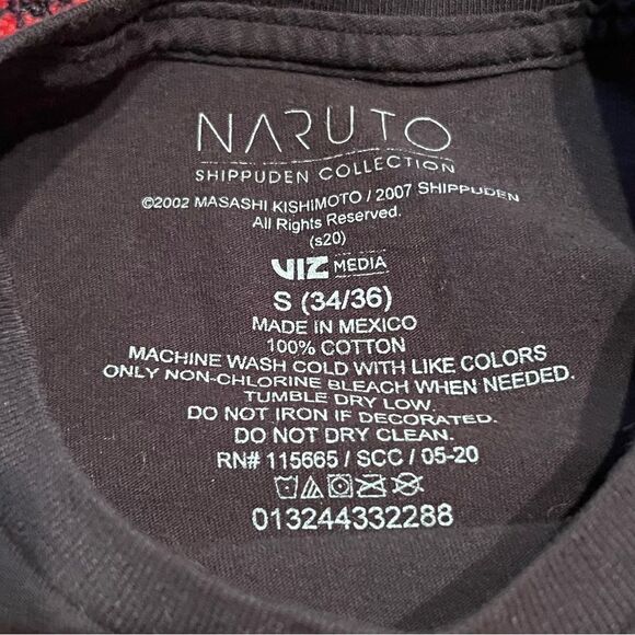 Naruto Shippuden Uzumaki Yell Graphic Tee Shirt / Size S - Picture 4 of 4